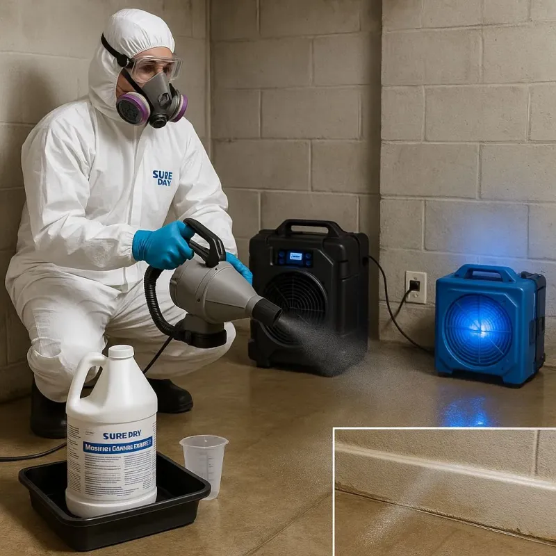 Sanitization and Odor Removal process in Sterling, VA
